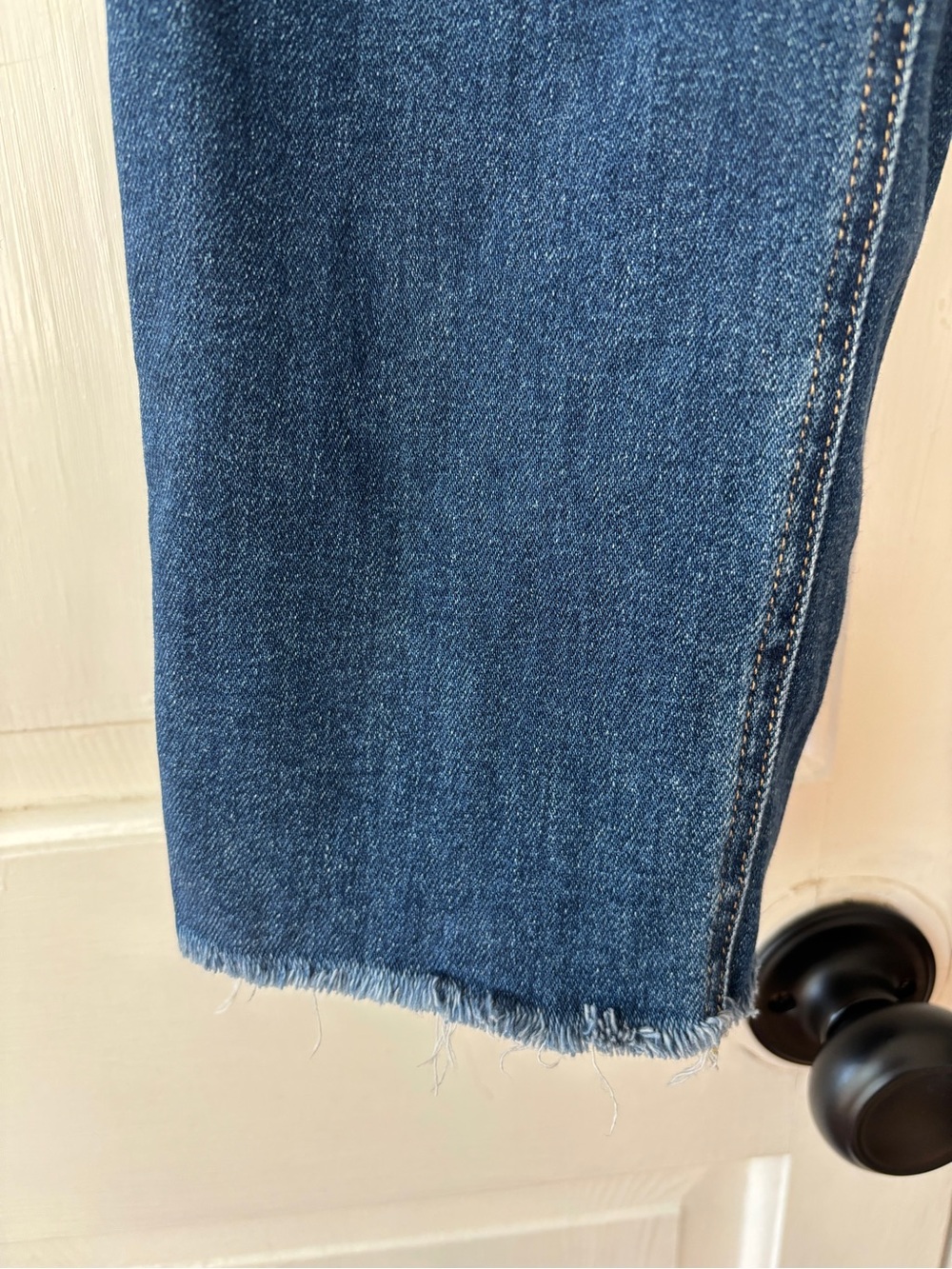Frank & Eileen Derry Slim Straight Leg Jeans Raw Hem Women Size 30 Quiet Luxury - Picture 6 of 16